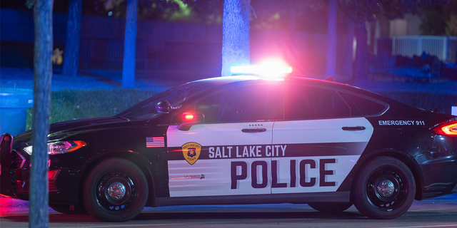 Salt Lake City police vehicle