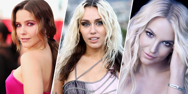 Sophia Bush, Miley Cyrus and Britney Spears