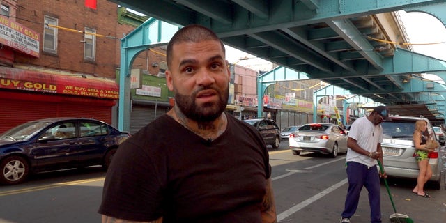 A recovering heroin addict tours Philadelphia's open-air drug market to talk about the business and residential impact