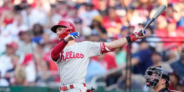 Trea Turner after home run