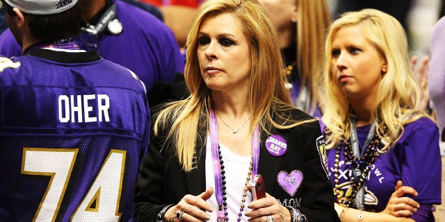 Leigh Anne Tuohy at the Super Bowl
