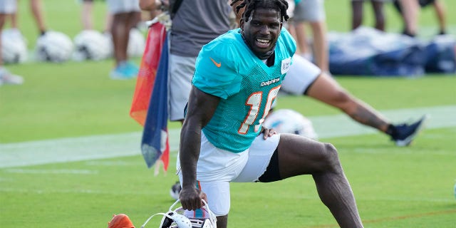 Tyreek Hill at training camp