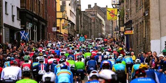 A peloton at the UCI Cycling World Championships