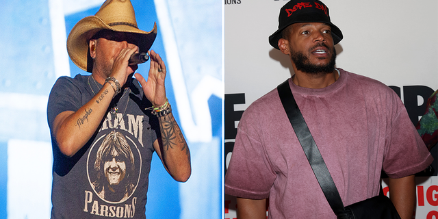 Jason Aldean and Marlon Wayans