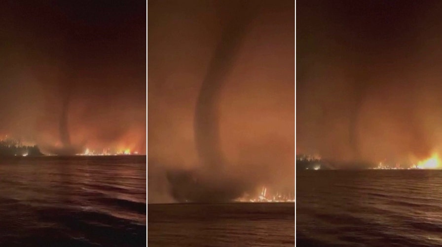 'Fire whirl' formed in British Columbia as wildfires rage