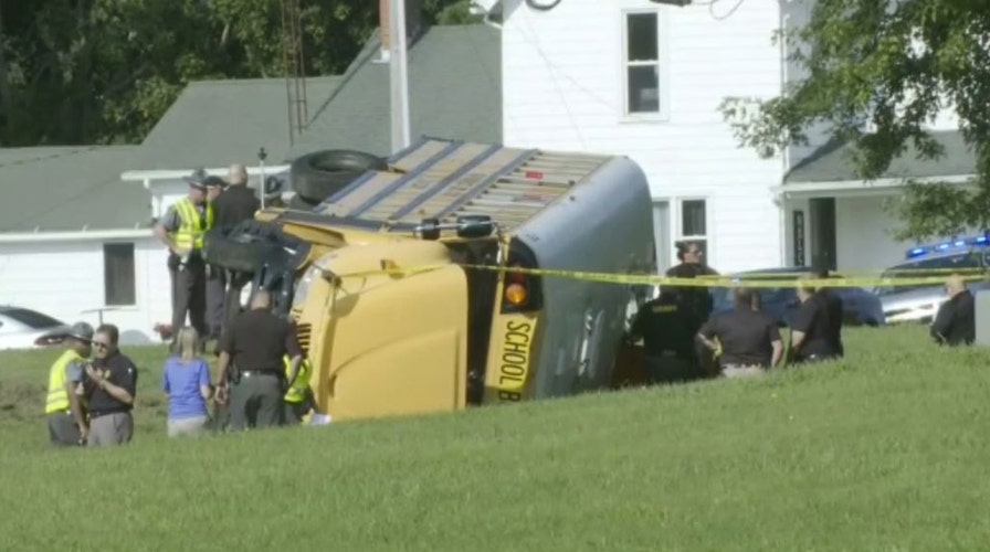 Ohio school bus crash leaves student dead, at least 23 hurt on first