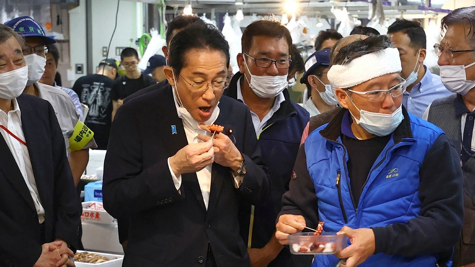 Japanese prime minister eats fish from radioactive wastewater dump to demonstrate safety