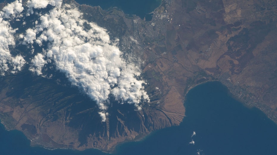 Maui wildfires seen from International Space Station