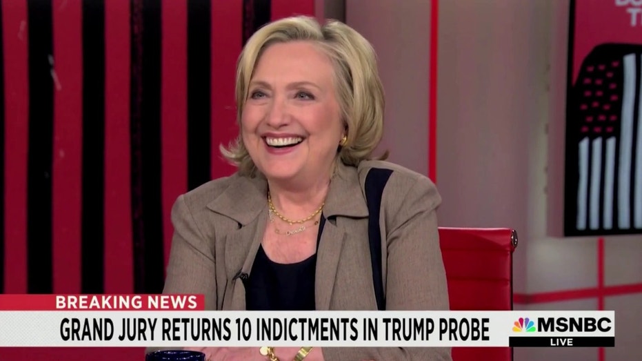 Hillary Clinton breaks out into laughter before Trump indictment: ‘Oh, I can’t believe this’