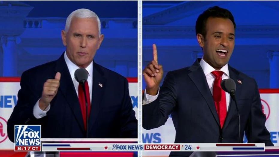 Ramaswamy, Pence clash after former VP calls GOP newcomer a ‘rookie’: ‘This isn’t complicated’