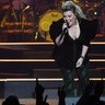 Kelly Clarkson on stage during her show in Las Vegas