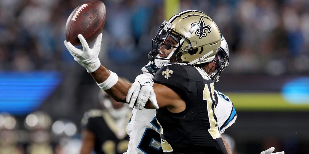 Chris Olave's incredible catch helps Saints to early divisional victory  over Panthers