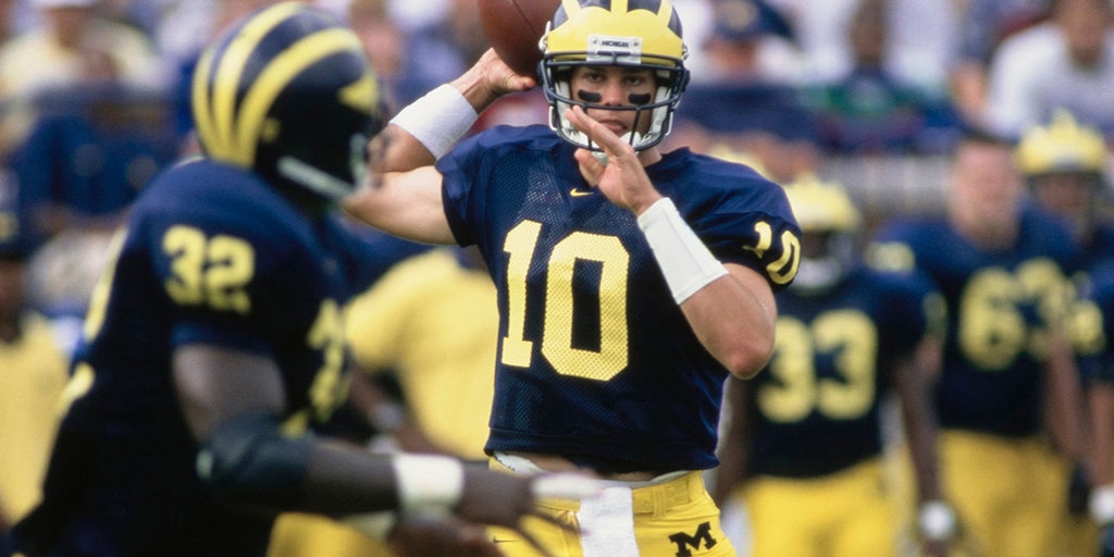 For Kids University of Michigan #10 Tom Brady Blue College