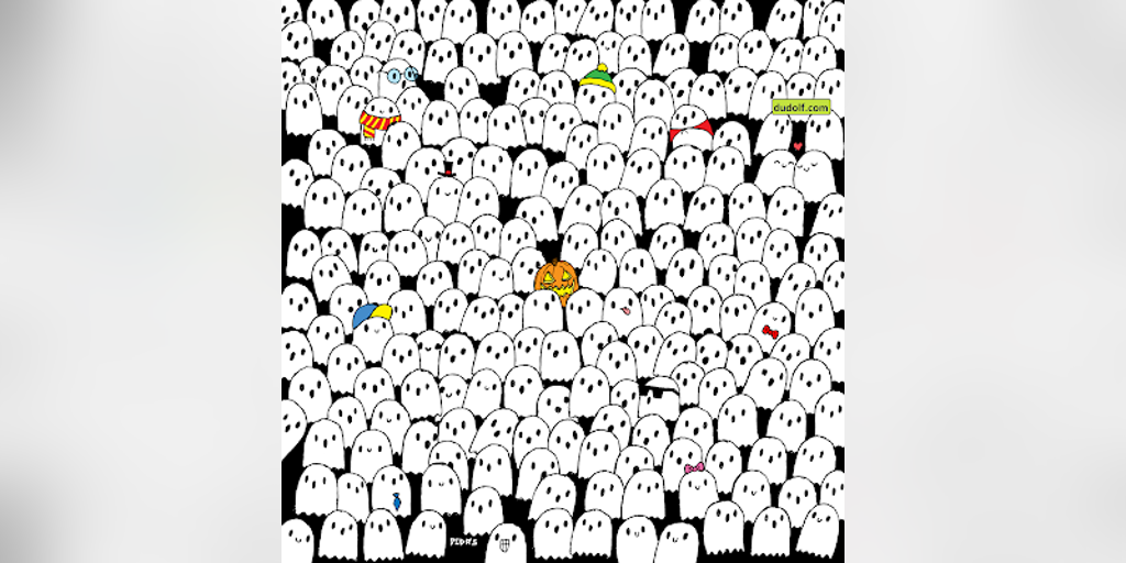 Halloween brain teaser: Can you find the panda hidden in this ghostly crowd? - Vimarsana News