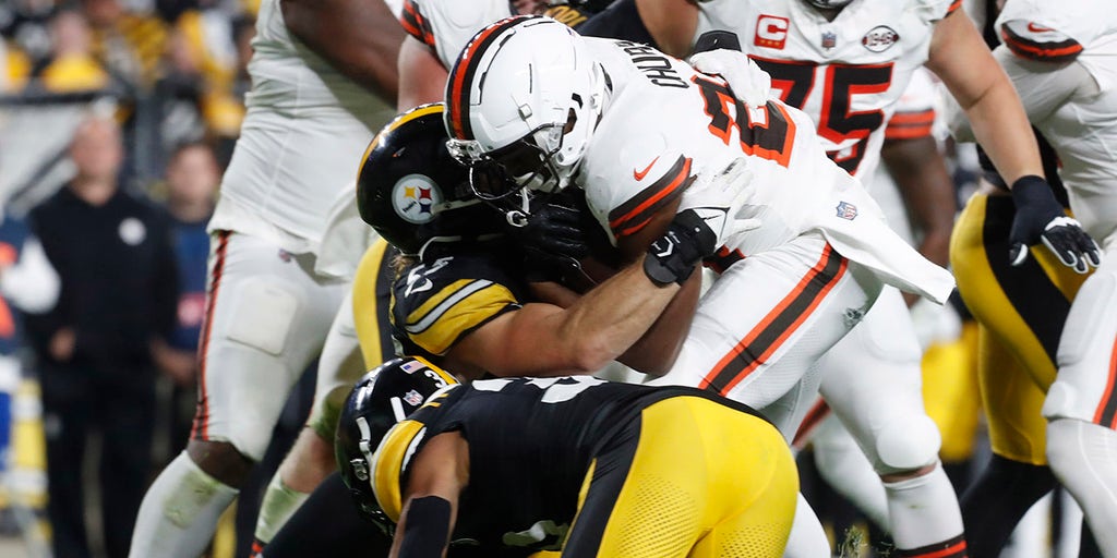 Steelers' Minkah Fitzpatrick Not Fined by NFL for Hit That Injured Browns'  Nick Chubb, News, Scores, Highlights, Stats, and Rumors