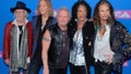 NEW YORK, NY - AUGUST 20:  (L-R) Brad Whitford, Tom Hamilton, Joey Kramer, Joe Perry, and Steven Tyler of Aerosmith attend the 2018 MTV Video Music Awards at Radio City Music Hall on August 20, 2018 in New York City.  (Photo by Matthew Eisman/FilmMagic) - Fox News