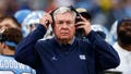 Head coach Mack Brown of the North Carolina Tar Heels looks on during the first half of the Dukes Mayo Bowl against the South Carolina Gamecocks at Bank of America Stadium on December 30, 2021 in Charlotte, North Carolina. - Fox News