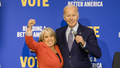 US President Joe Biden, right, and Michelle Lujan Grisham, governor of New Mexico, on stage during a New Mexico Democrats rally in Albuquerque, New Mexico, US, on Thursday, Nov. 3, 2022. Bidenkicked off the final campaign stretch before the November 8 midterms with a warning that Republican control of Congress could trigger a standoff over government programs and the debt ceiling and unleash economic "chaos." Photographer: Adria Malcolm/Bloomberg via Getty Images