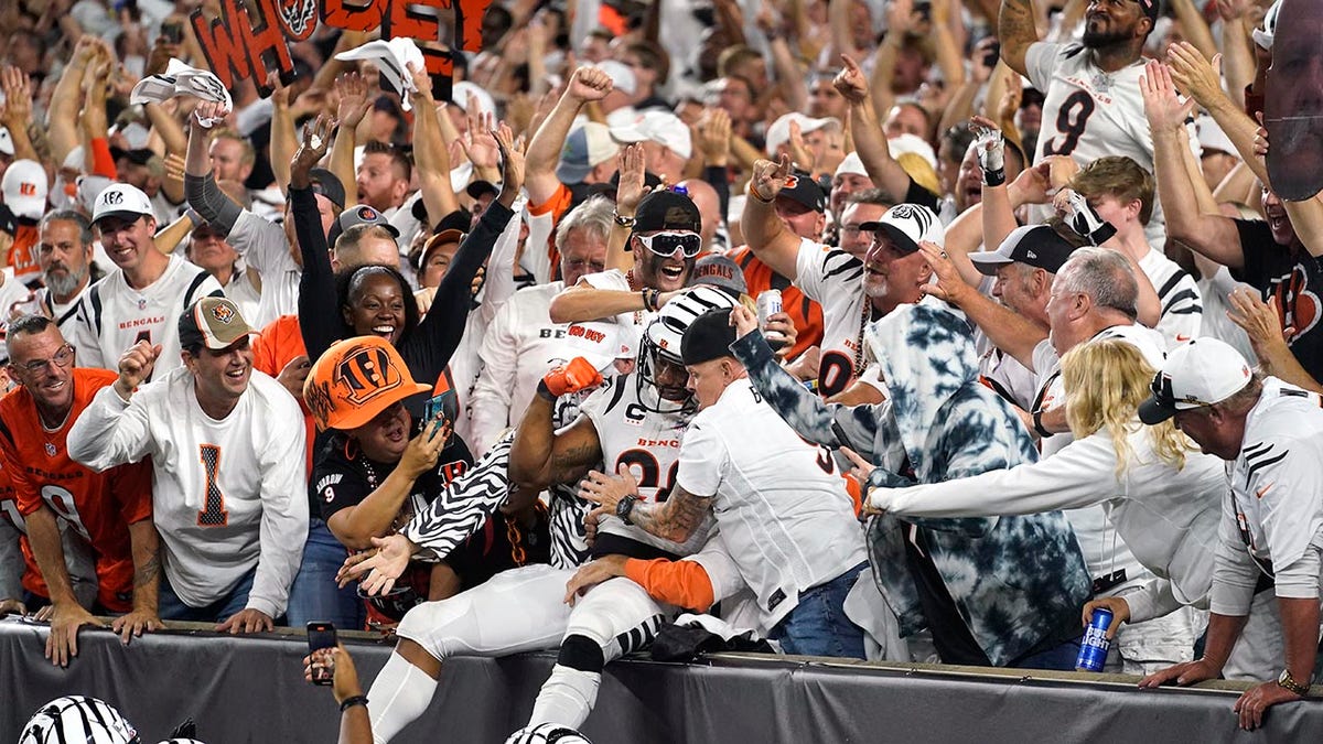 Bengals Orchestrate Dancing Celebration After Logan Wilson Interception ...