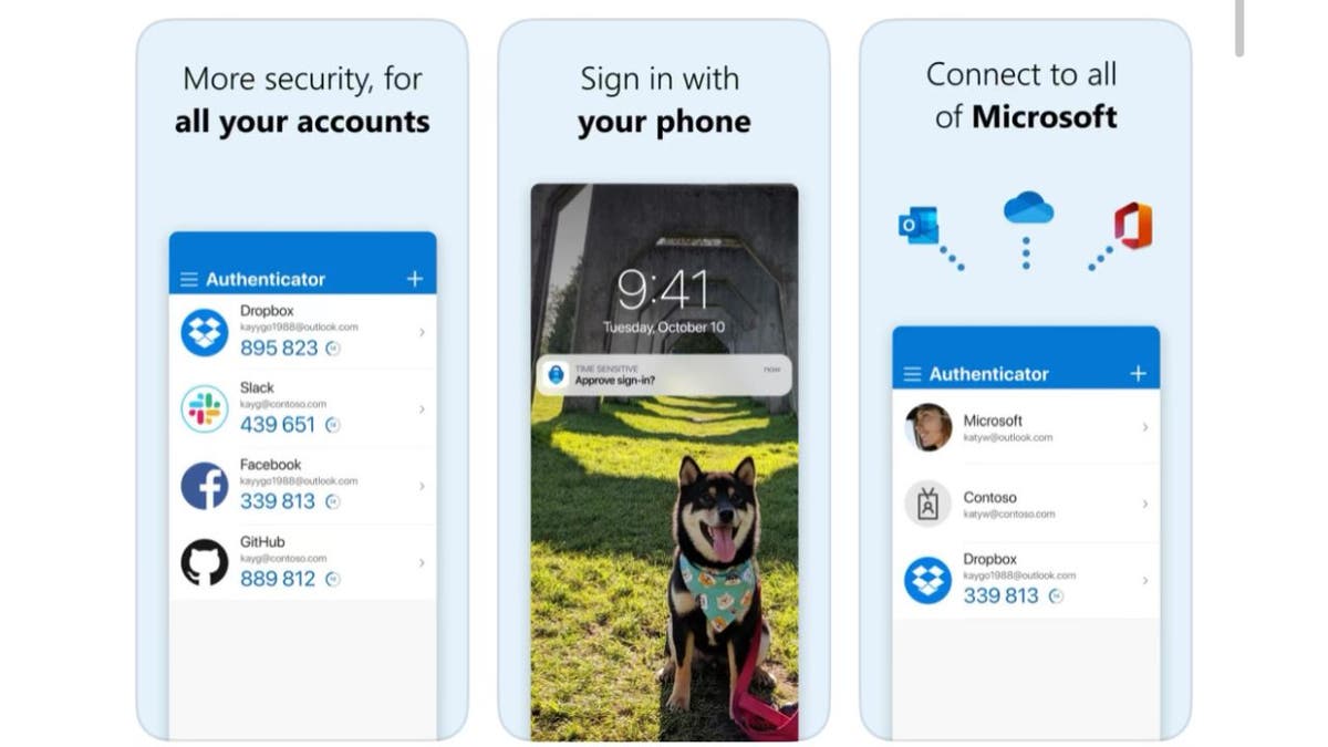 Photo of the Microsoft Authenticator.