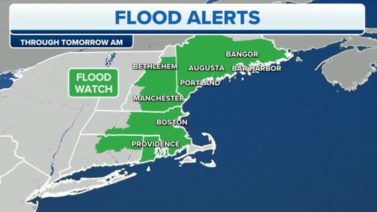 Northeastern US facing Flood alerts