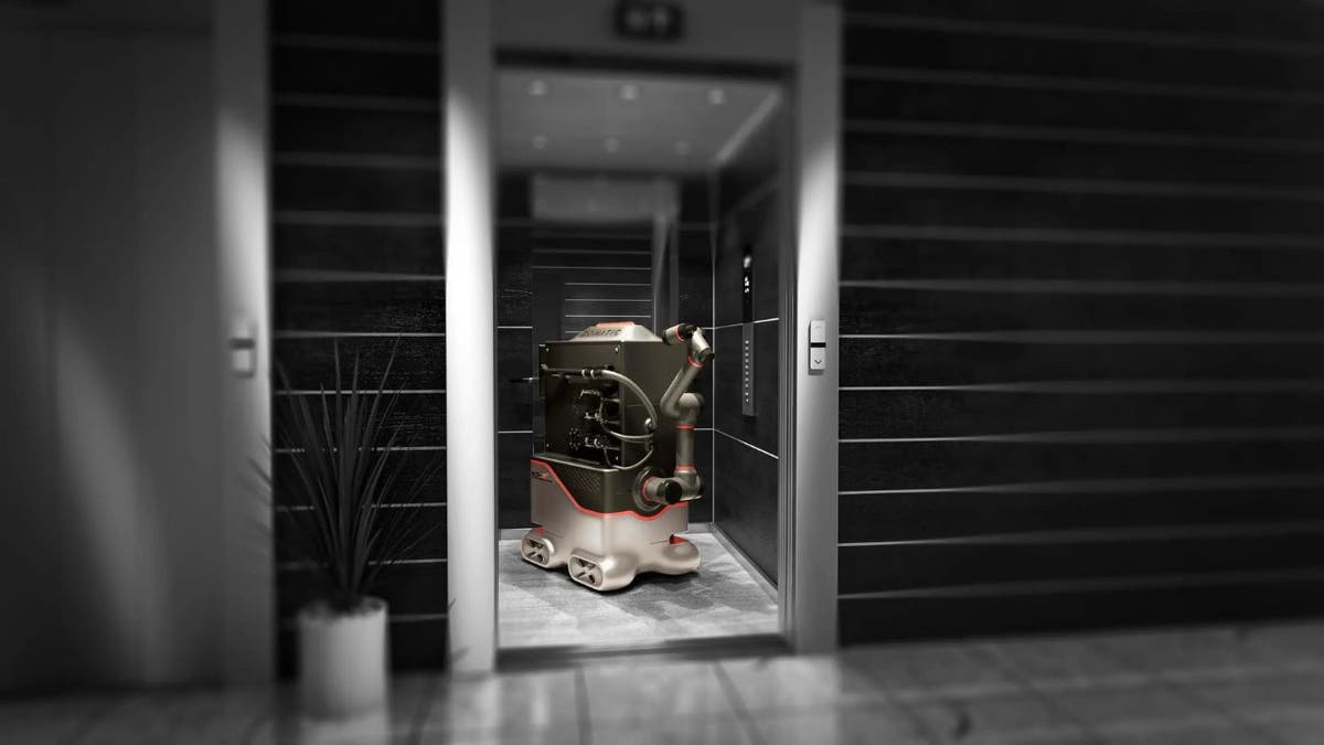 The janitor robot raises ethical and social concerns about the impact of AI on human labor and dignity.