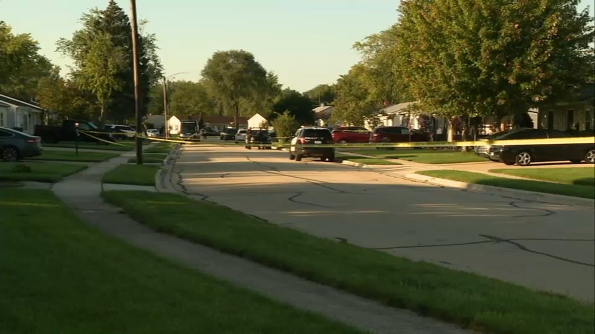 The street outside the home