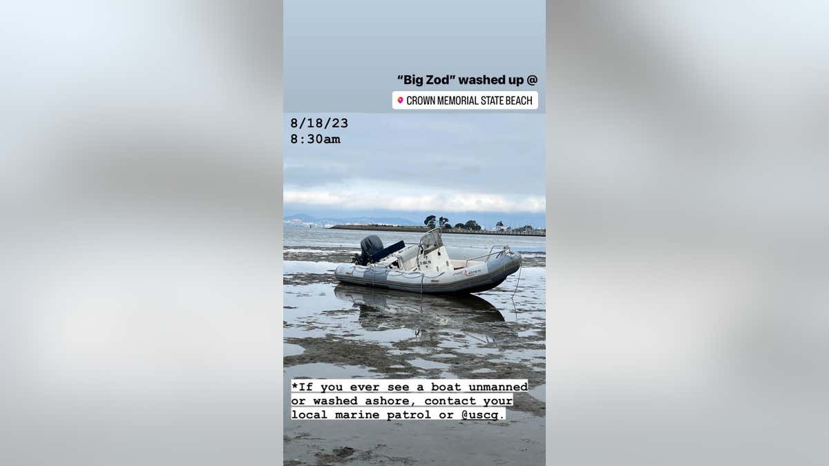 Stolen boat from the Oakland-Alameda Estuary