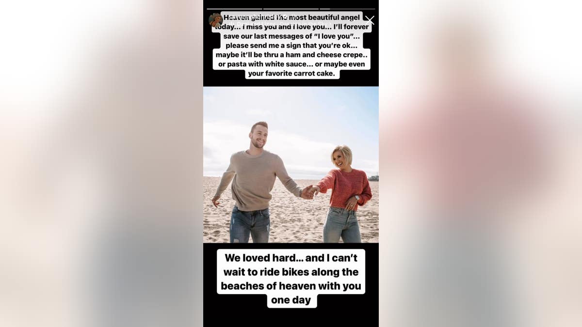 savannah chrisley ig post about nic kerdiles death