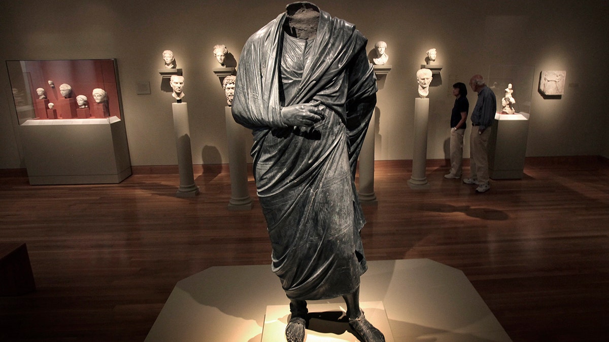 Stolen statue