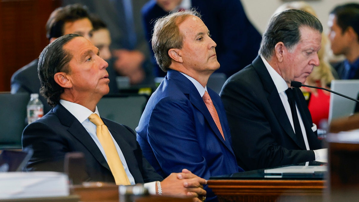 Ken Paxton sits in historic impeachment trial