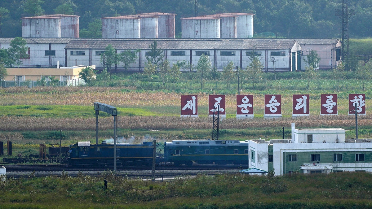 A photo of Kim's train