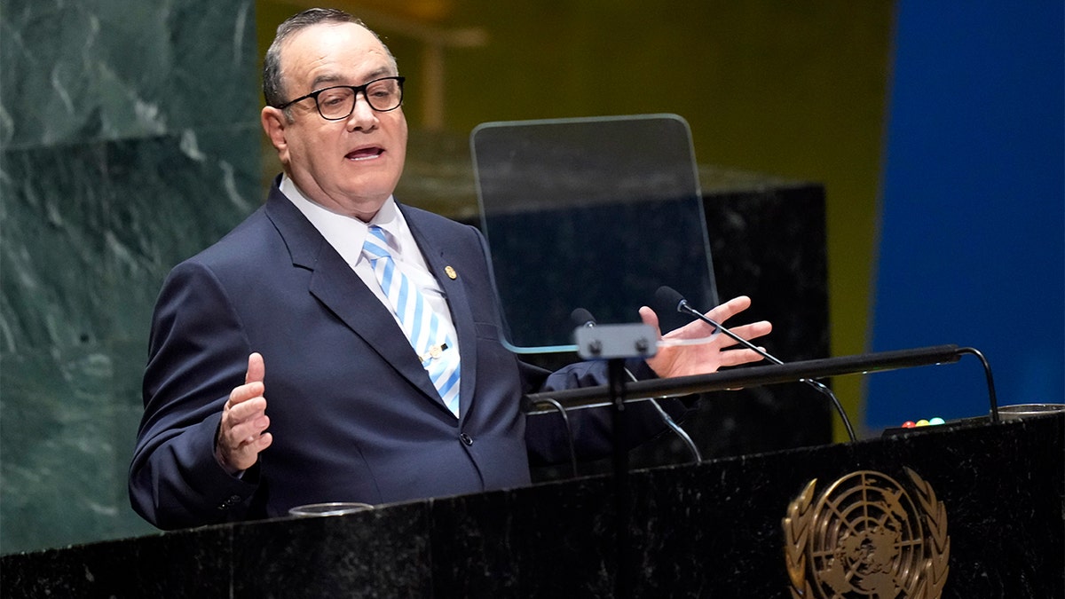 Presidente de Guatemala Alejandro Giammattei Falla