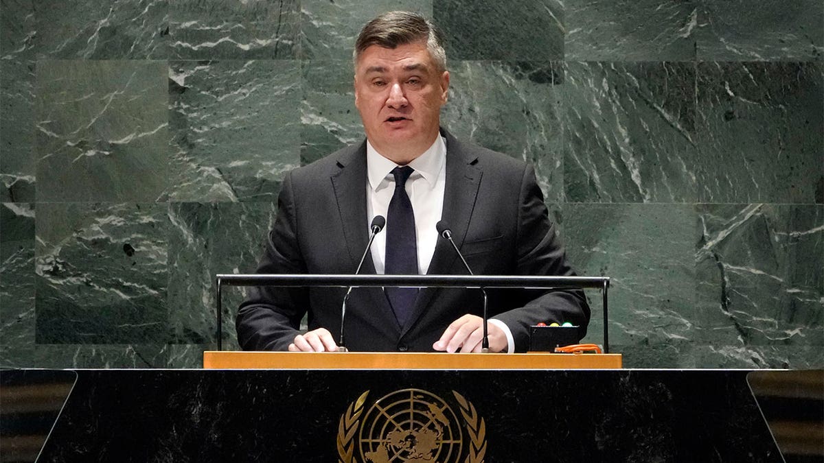 Croatia's President Zoran Milanovic