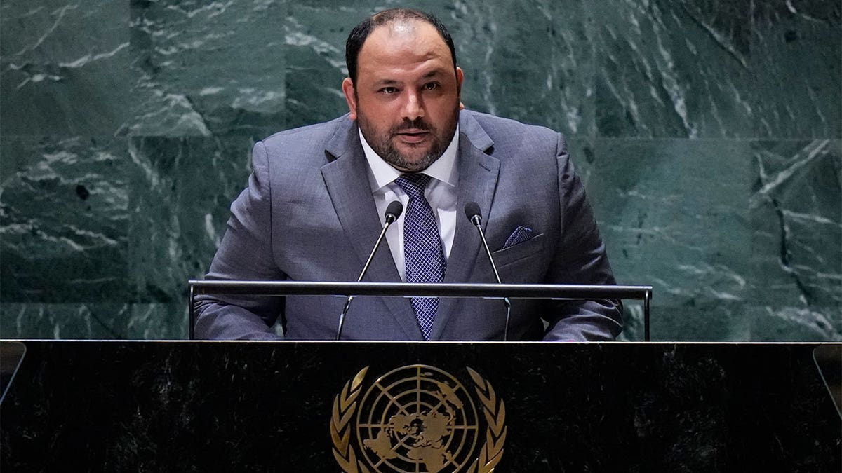 Libya's Minister of Youth addresses United Nations General Assembly