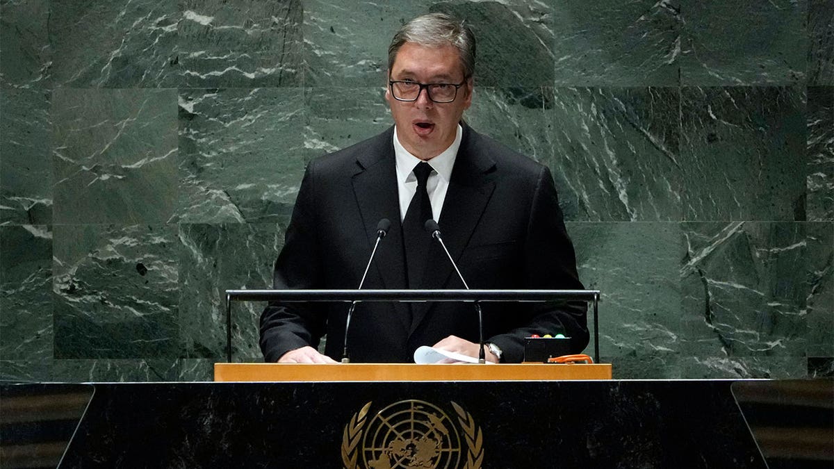 Serbia's President addresses the United Nations General Assembly