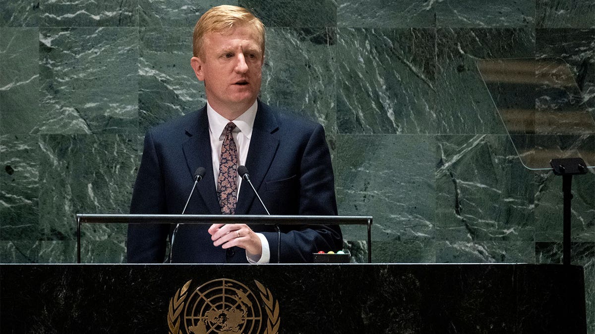 Deputy Prime Minister of the United Kingdom addresses the United Nations General Assembly