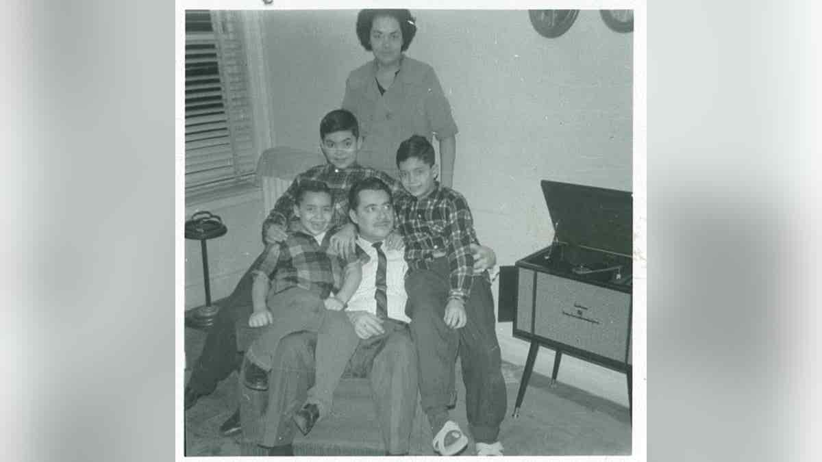 Alex Sanchez and family, 1963