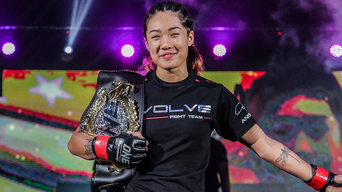 Angela Lee walks out