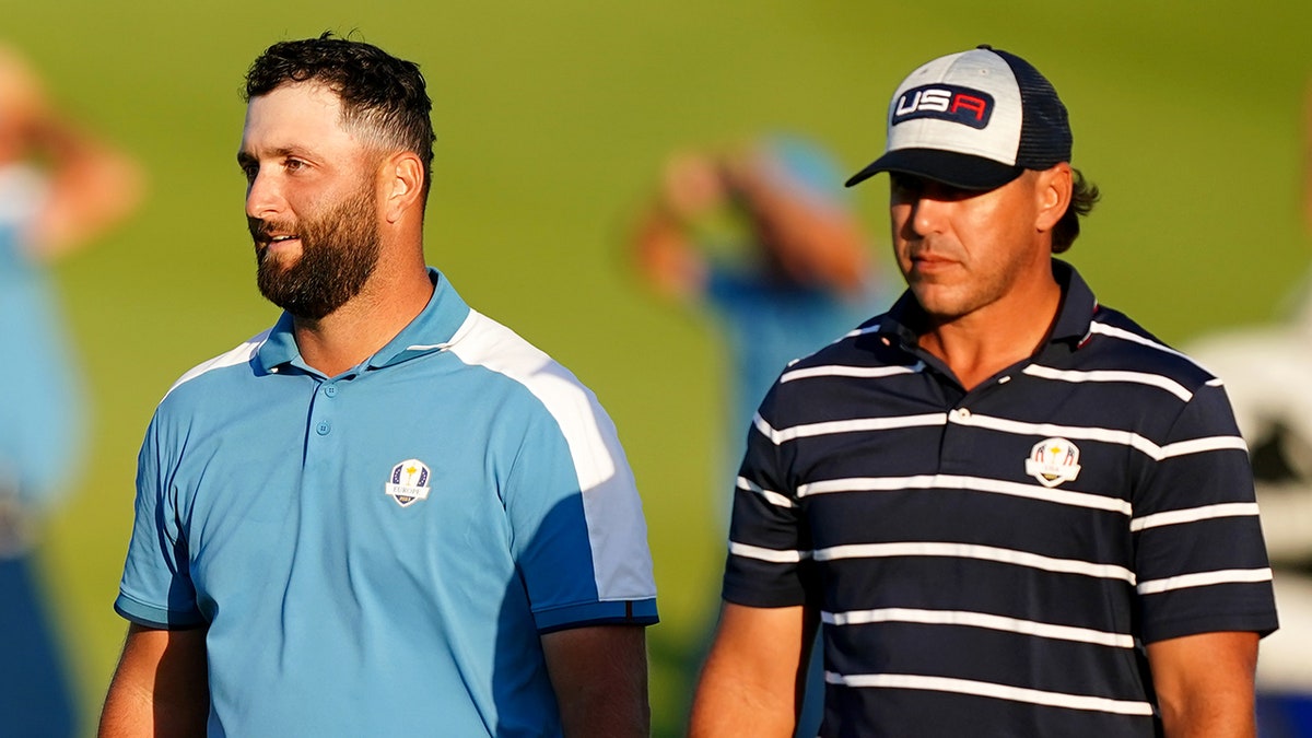Brooks Koepka takes issue with Jon Rahm after disastrous first day for US at Ryder Cup