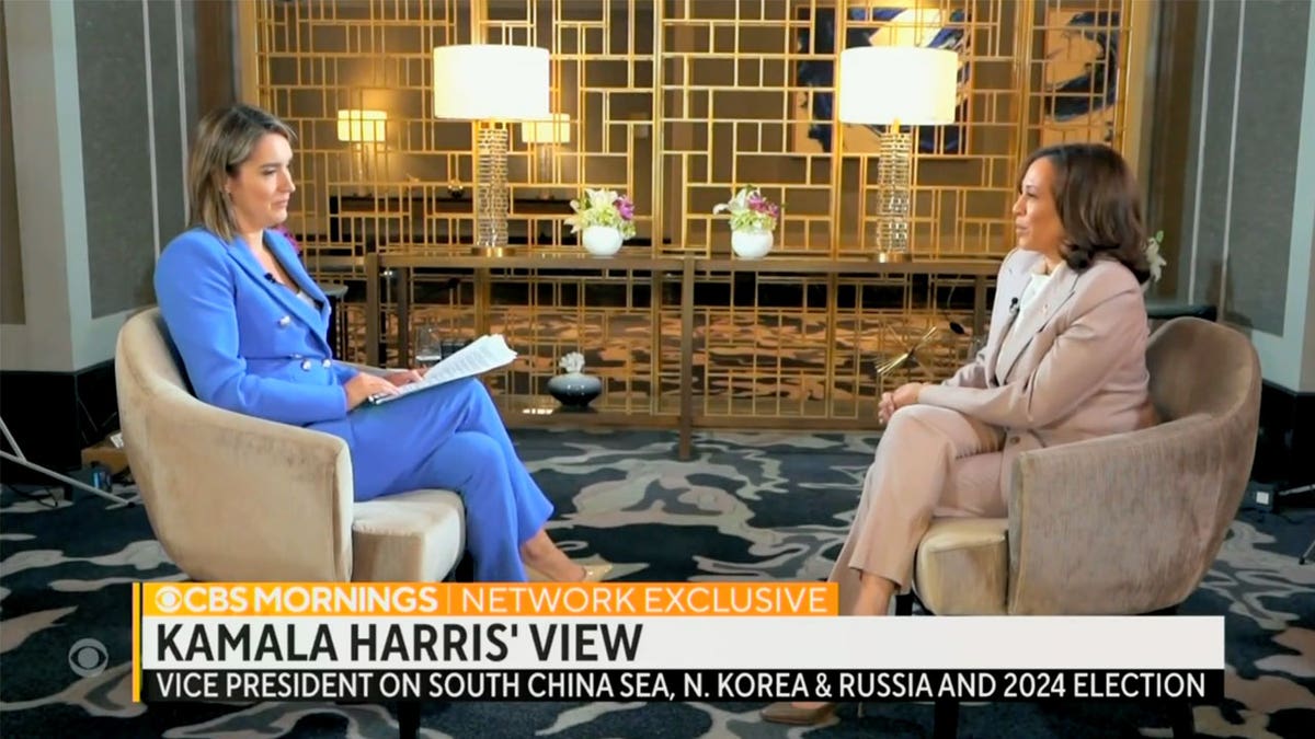 CBS Kamala Harris interview