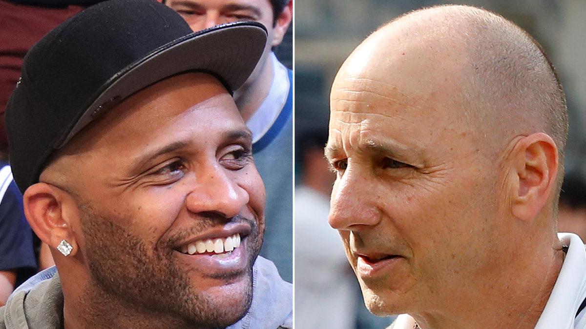 CC Sabathia ve Brian Cashman yan yana
