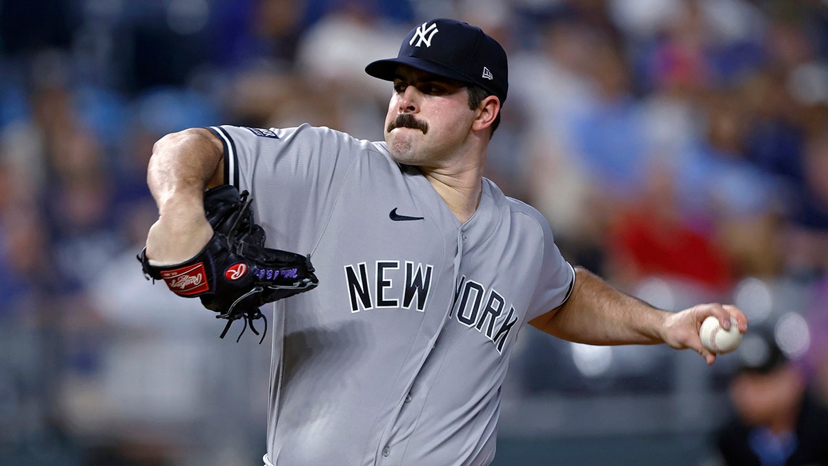 Carlos Rodon delivers a pitch