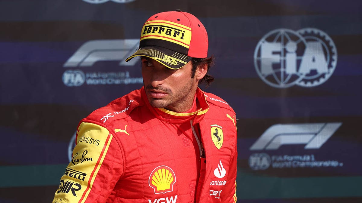 Carlos Sainz at the Italy GP