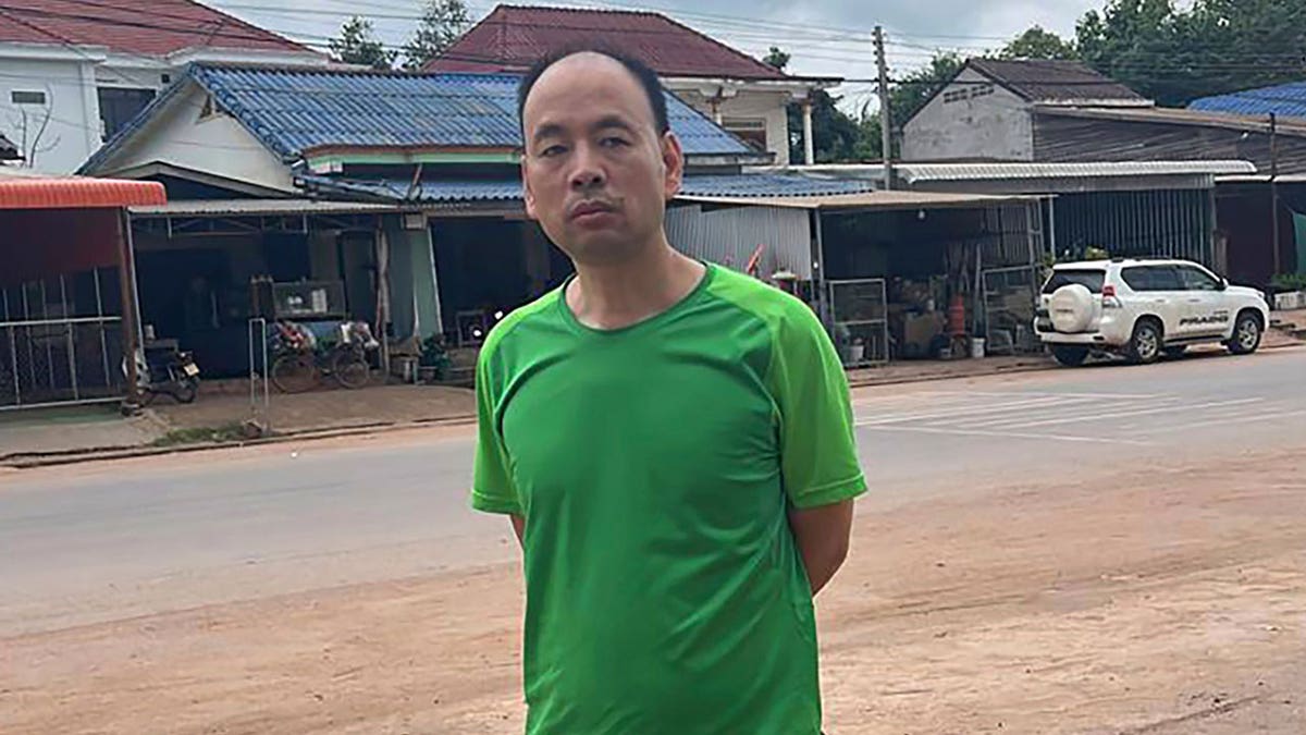 Chinese rights lawyer Lu Siwei is seen here at an undisclosed location north of Vientiane, Laos, on July 27, 2023.