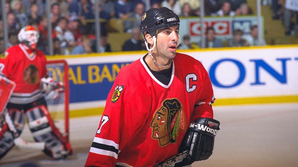 Blackhawks' Chris Chelios found out his number is being retired by Pearl Jam