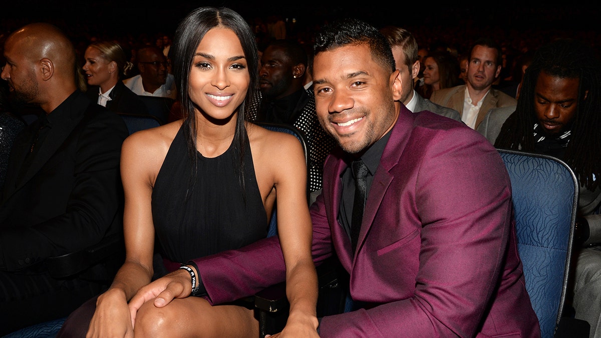 Ciara and Russell Wilson at the ESPYS