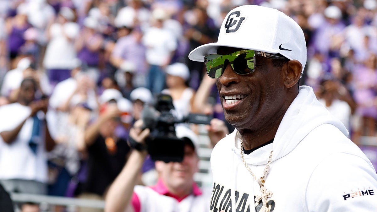 Deion Sanders before game with TCU