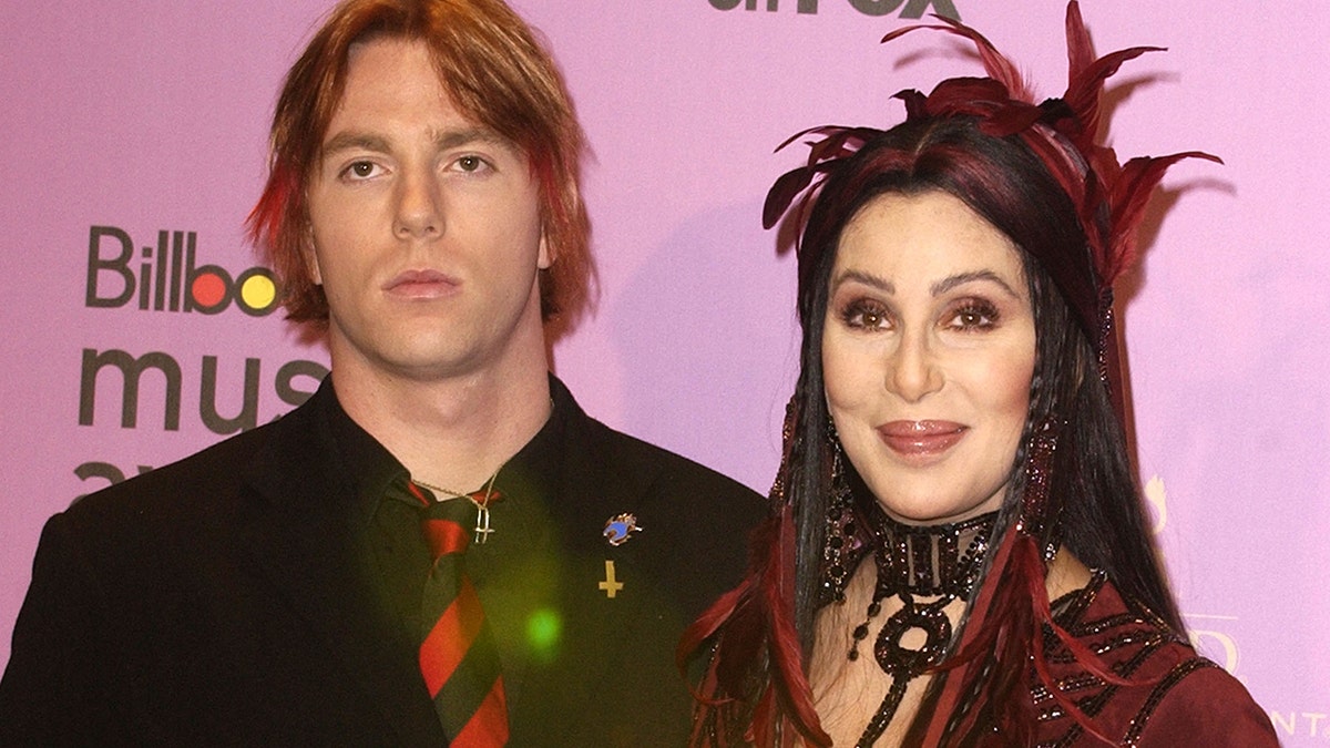 Elijah Blue Allman and Cher at the Billboard Awards in 2002