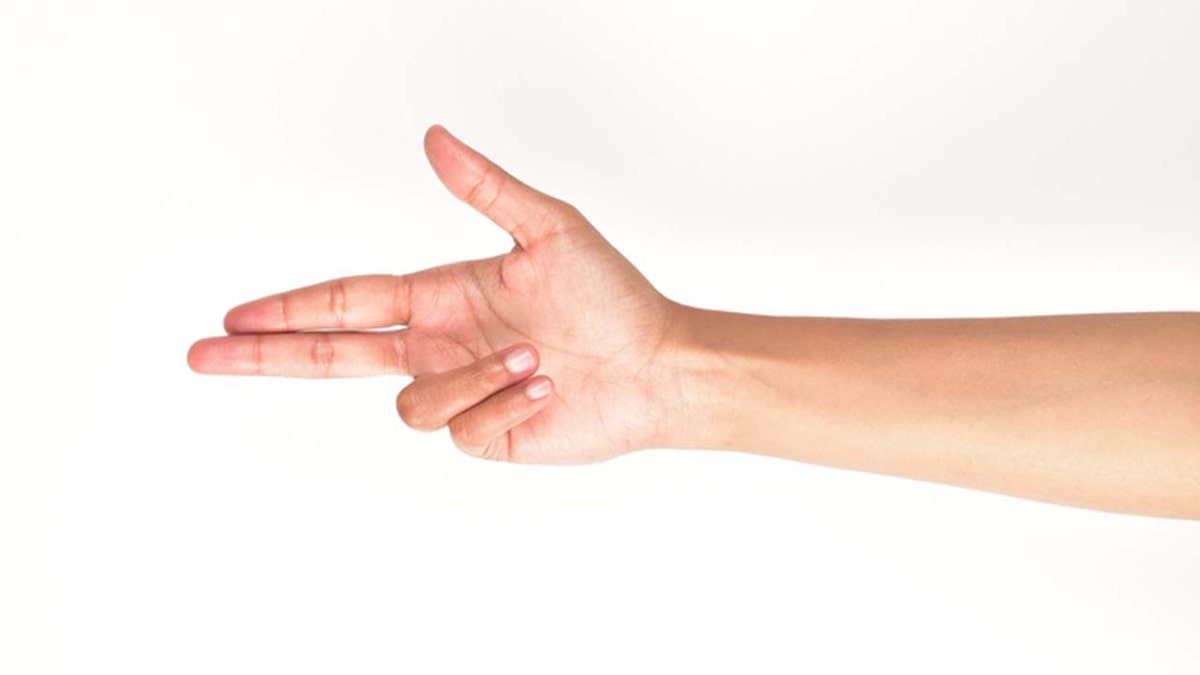 Finger Gun Hand Gesture Signal Known Stock Photo 1014879928 | Shutterstock